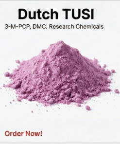 Dutch TUSI analytical reference blend powder (DMC and 3-M-PCP) for laboratory testing.
